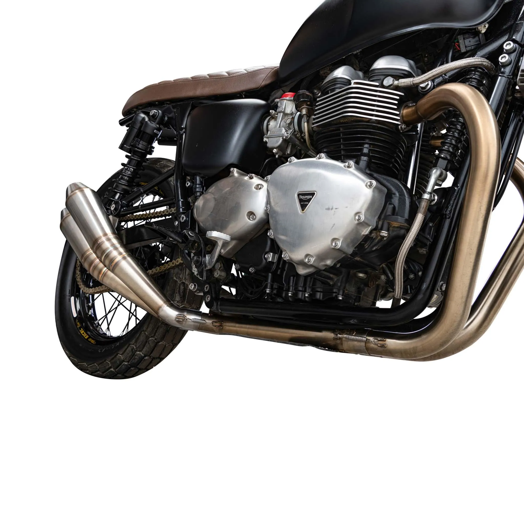 2-2 Tracker Exhaust for Triumph Bonneville & T100 / Scrambler 900 / Thruxton 900