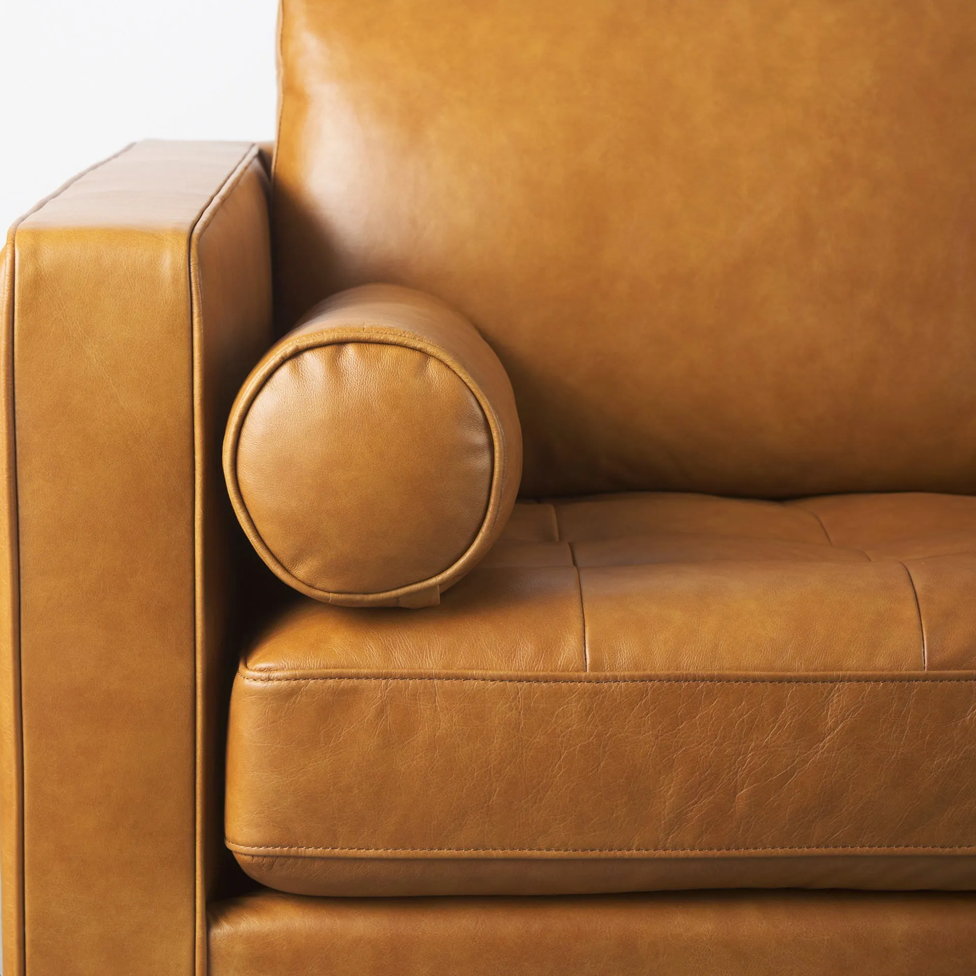 Arne Sofa in Tan Leather