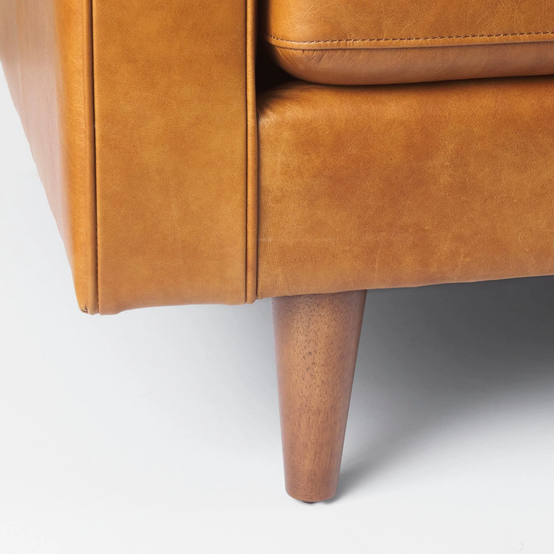 Arne Sofa in Tan Leather