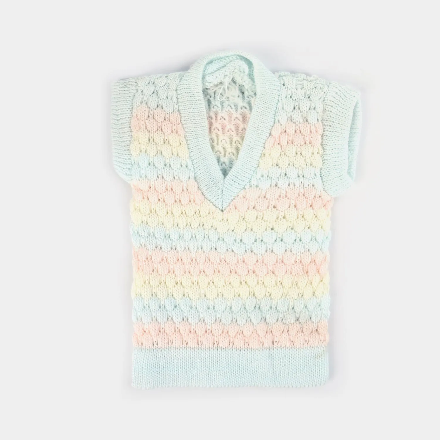 Baby Woolen Inner Wear Sweater-Blue 3M 