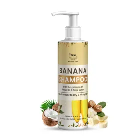 Banana Shampoo (Anti-Frizz Shampoo with Natural Ingredients).