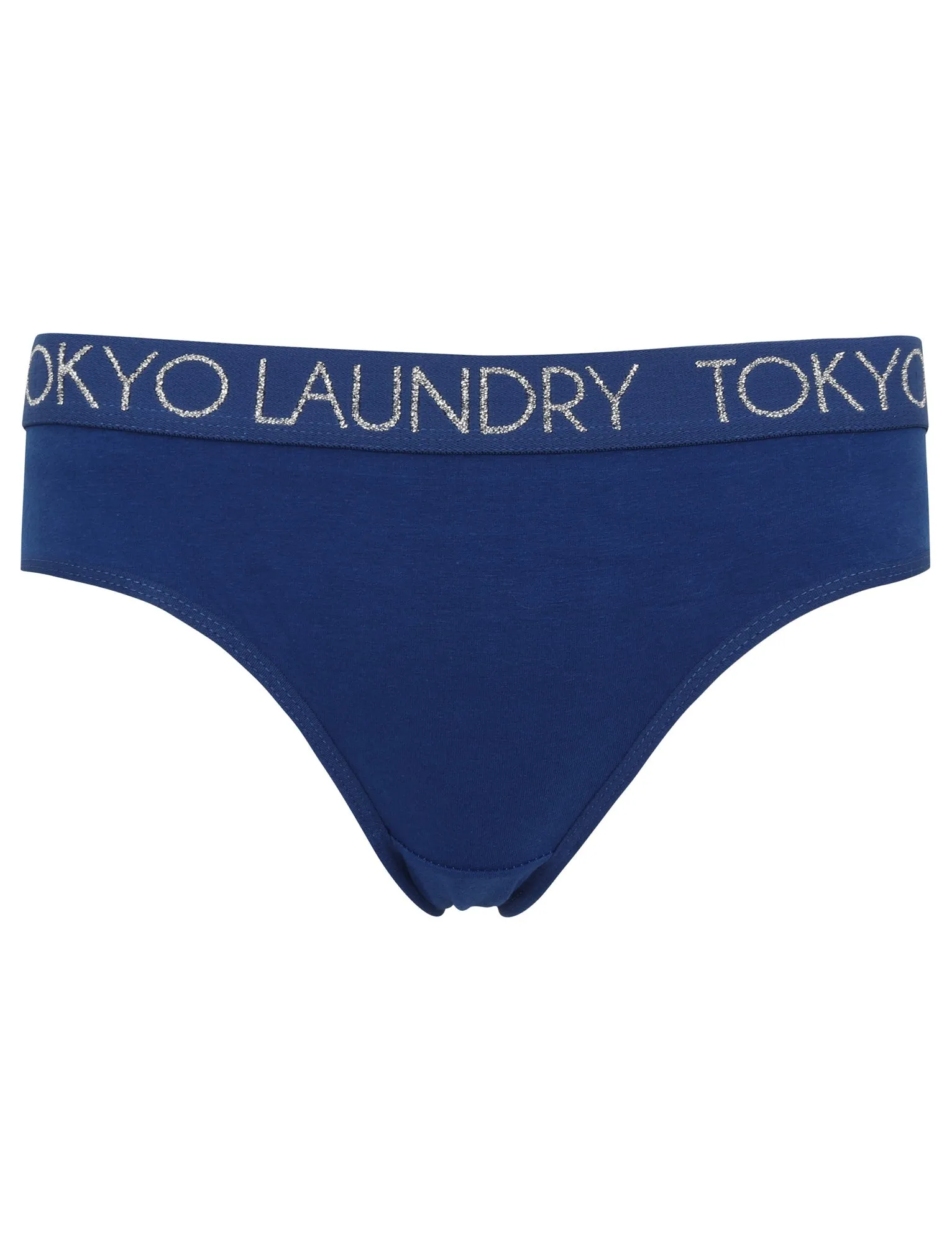 Bell (5 Pack) Assorted Briefs In Black / Rouge Red / Dewberry / Sapphire / Palace Blue - Tokyo Laundry