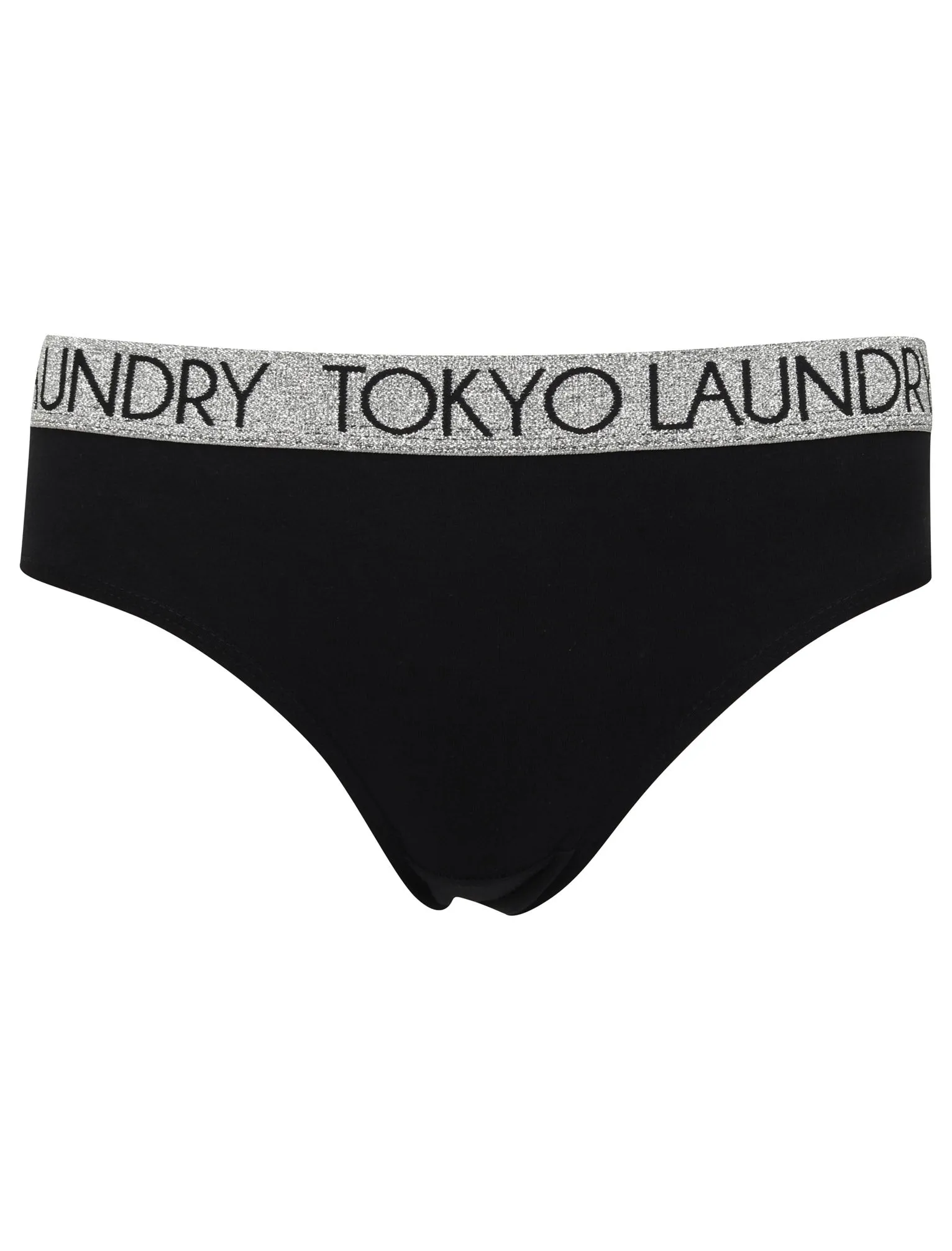 Bell (5 Pack) Assorted Briefs In Black / Rouge Red / Dewberry / Sapphire / Palace Blue - Tokyo Laundry