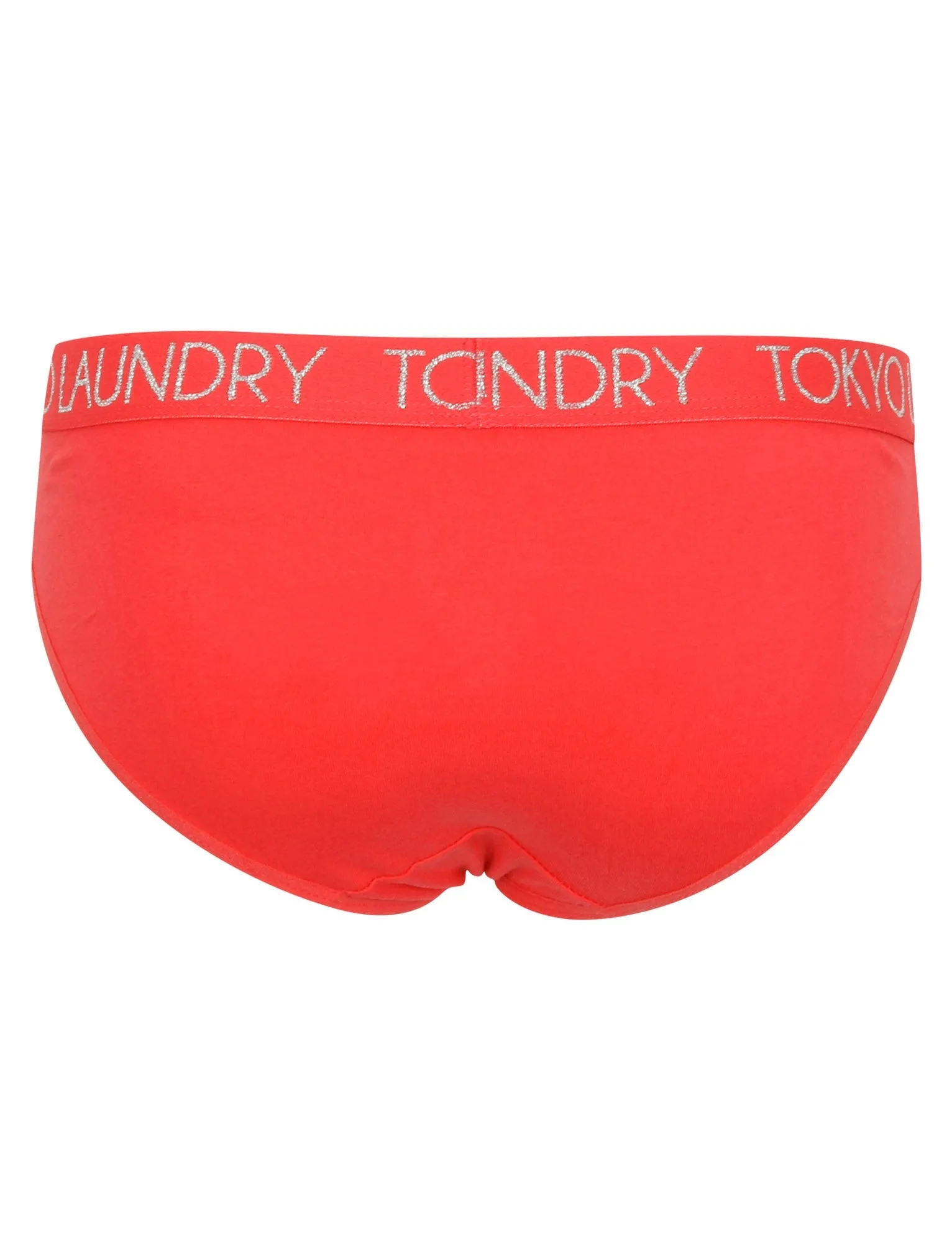 Bell (5 Pack) Assorted Briefs In Black / Rouge Red / Dewberry / Sapphire / Palace Blue - Tokyo Laundry