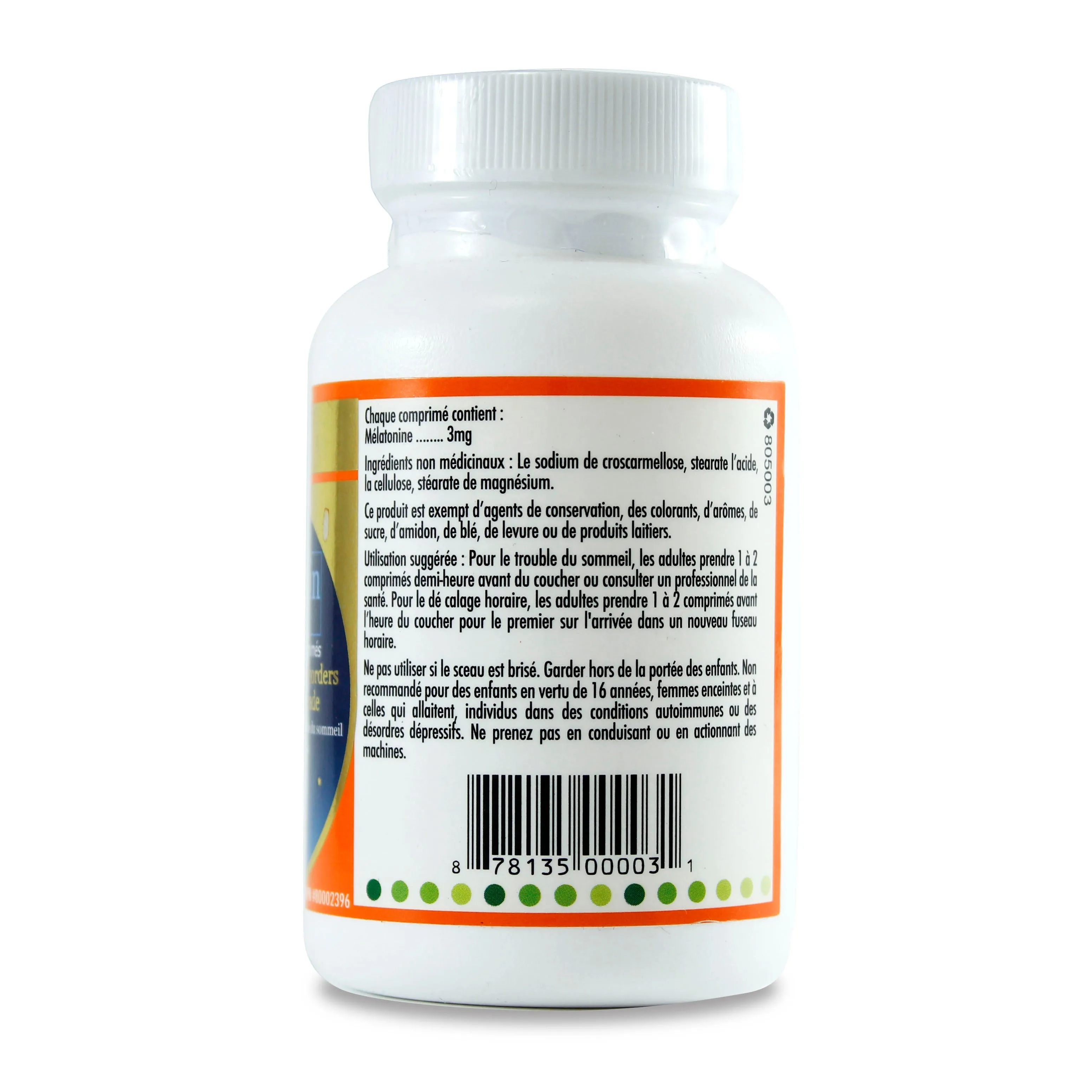 BILL Natural Sources® Melatonin 3mg 100 Tablets
