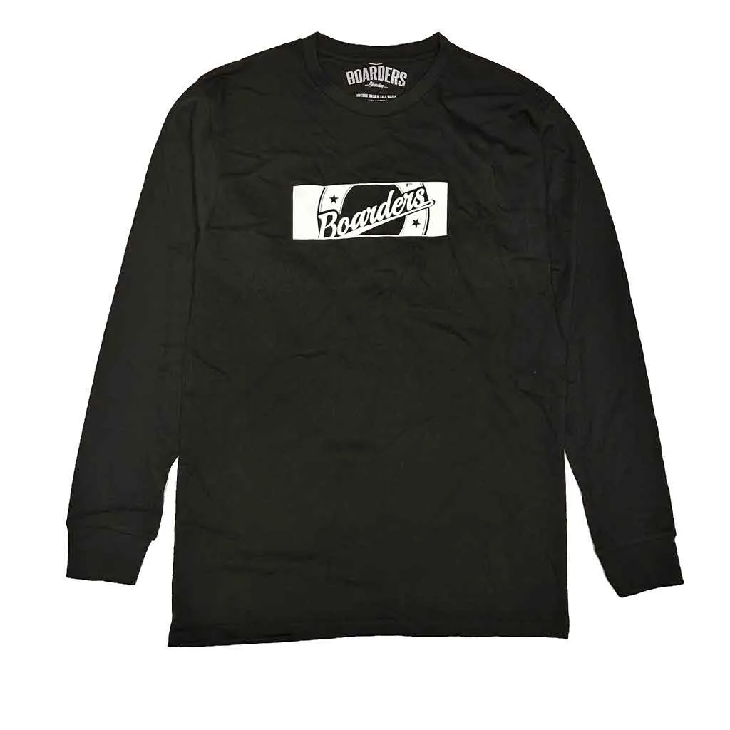 Boarders Crest XL L/S Tee - Black