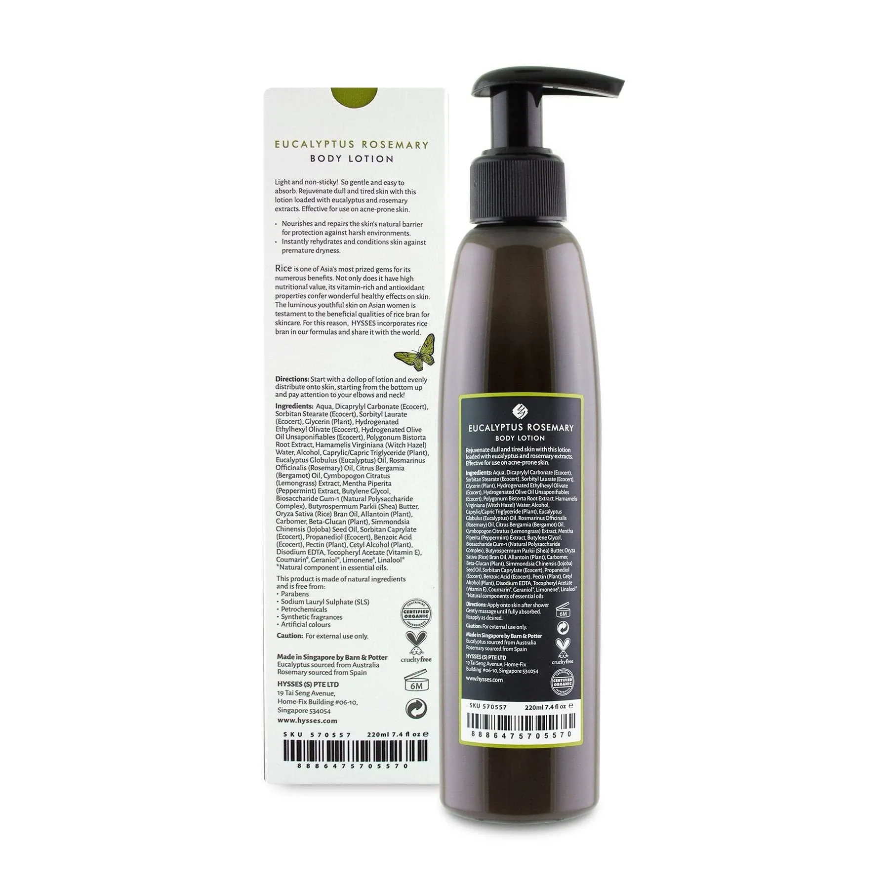Body Lotion Eucalyptus Rosemary