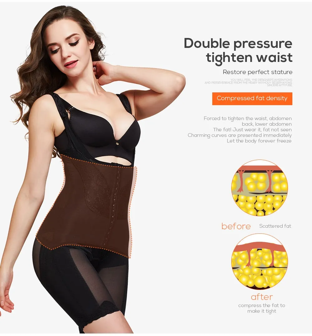 Body Shaper Tummy Control Slimming Corset Waist Trainer Thigh Control