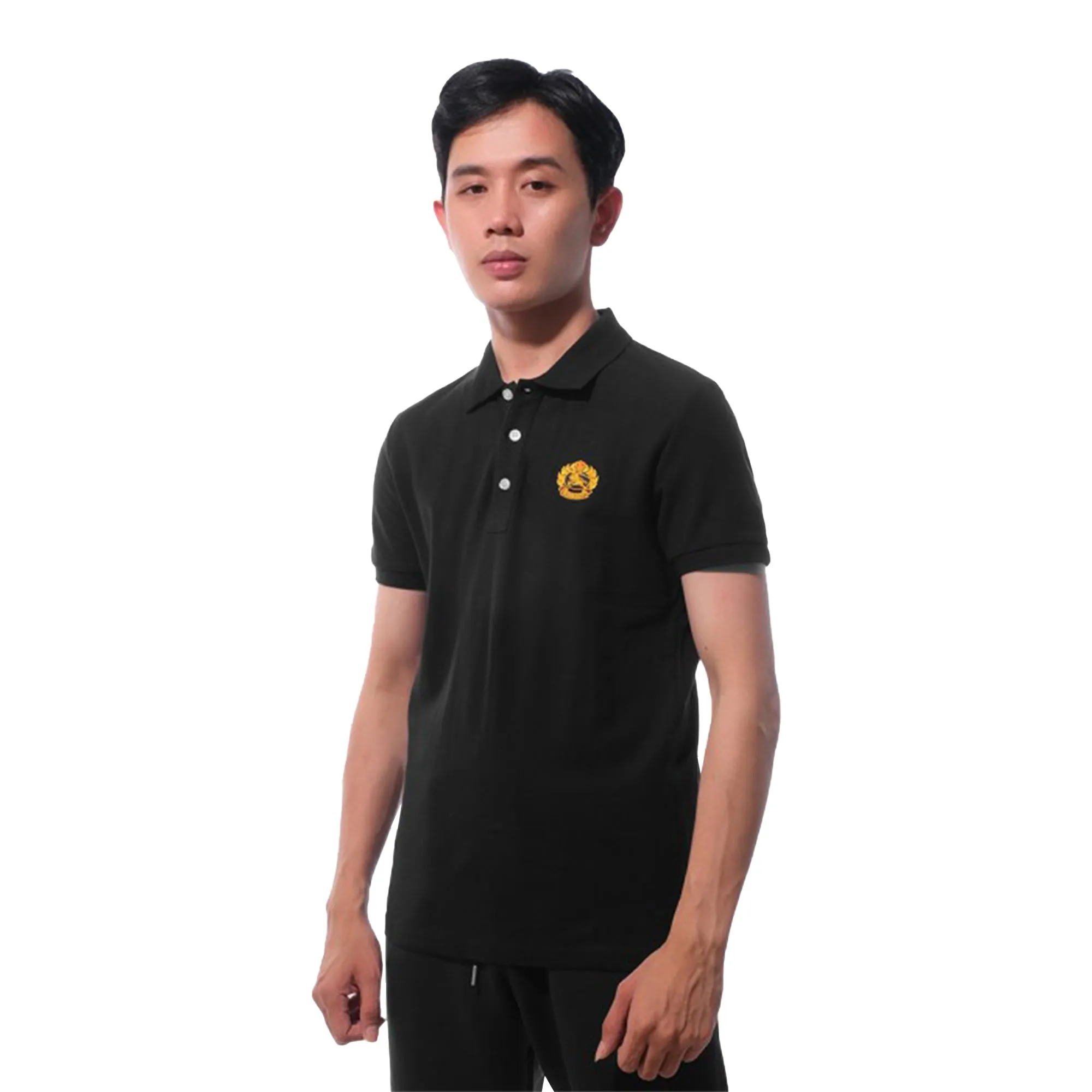 BRBRY Archive Logo Pique Polo Shirt
