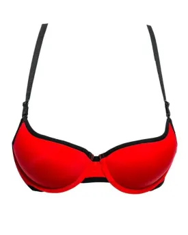 Bridal Pushup SH8900 Foam Bra Red - Single Padded,Under Wired Bra - By Sister Hood