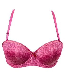 Bridal Red Bra A718 - Single Padded,Under Wired Bra - By Daifuren
