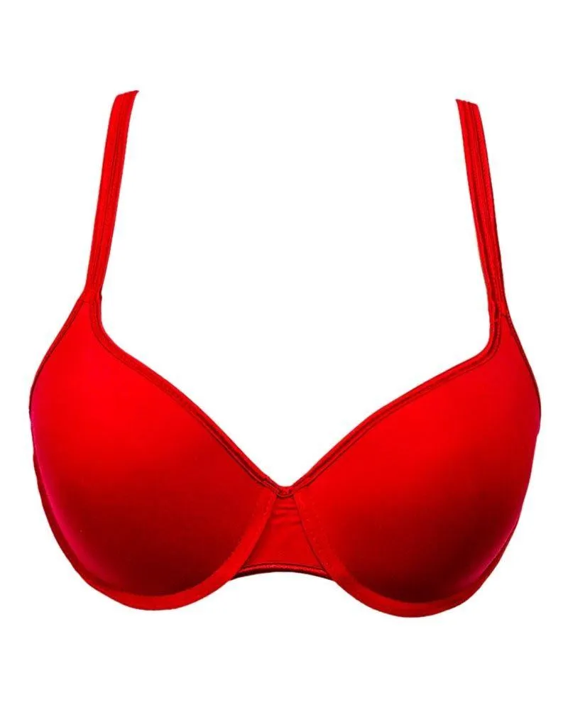 Bridal Sexy Bra 2889 Red- Single Padded,Under Wired Bra - By Daifuren