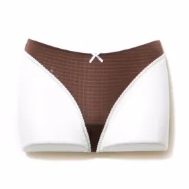 Brown Lace Net Pantie For Women 5607