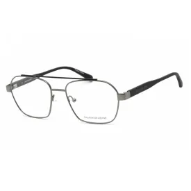 Calvin Klein Jeans Men's Eyeglasses - Gunmetal/Black Aviator Metal | CKJ19301 008