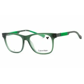 Calvin Klein Men's Eyeglasses - Clear Lens Khaki Square Full Rim Frame | CK23521 330
