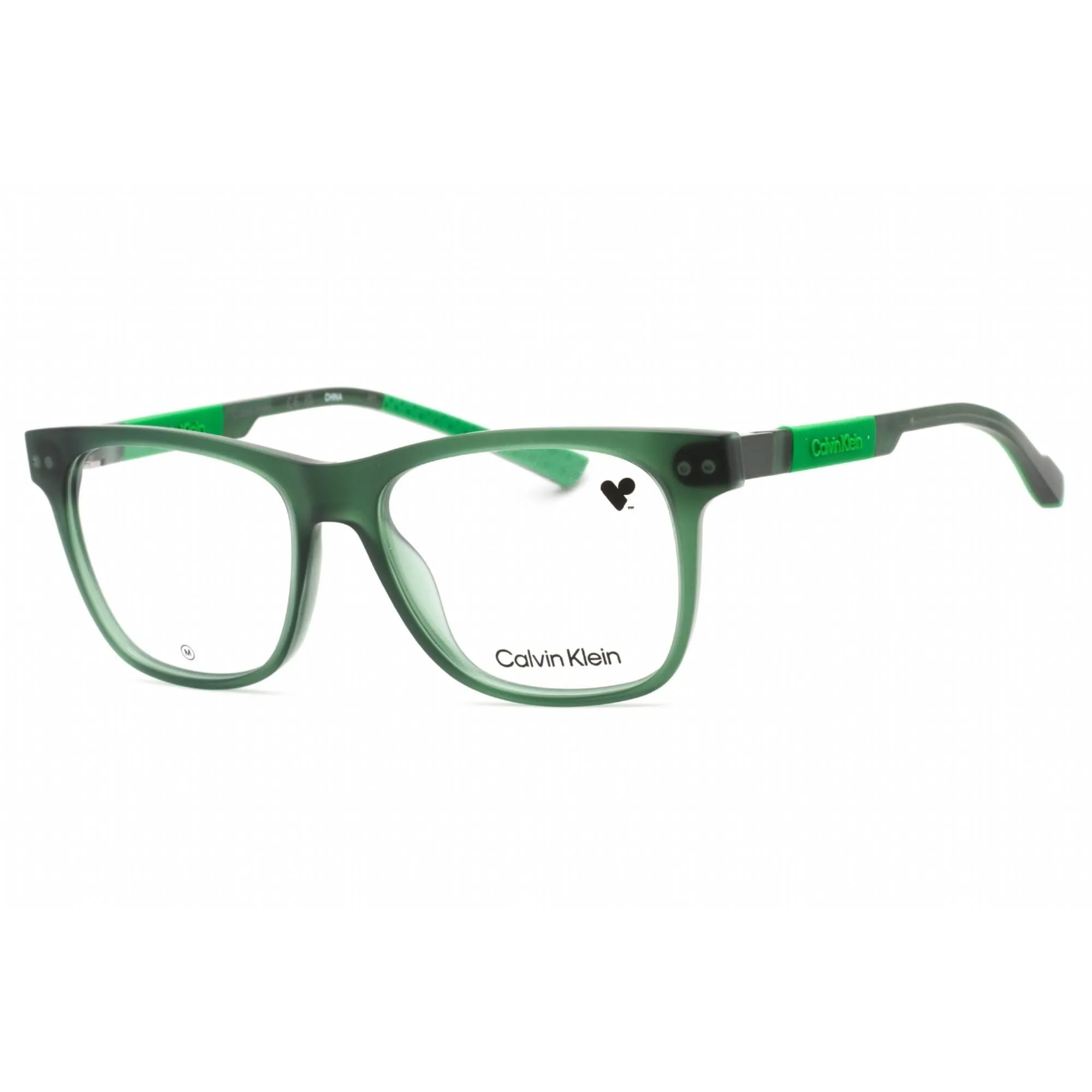 Calvin Klein Men's Eyeglasses - Clear Lens Khaki Square Full Rim Frame | CK23521 330