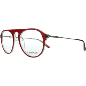 Calvin Klein Men's Eyeglasses - Crystal Oxblood/Grey Frame | CALVIN KLEIN CK20703 617