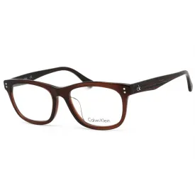 Calvin Klein Unisex Eyeglasses - Brown Plastic Full Rim Frame Clear Lens | CK5903A 201
