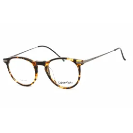 Calvin Klein Unisex Eyeglasses - Cat Eye Vintage Havana Plastic Frame | CK22527T 237