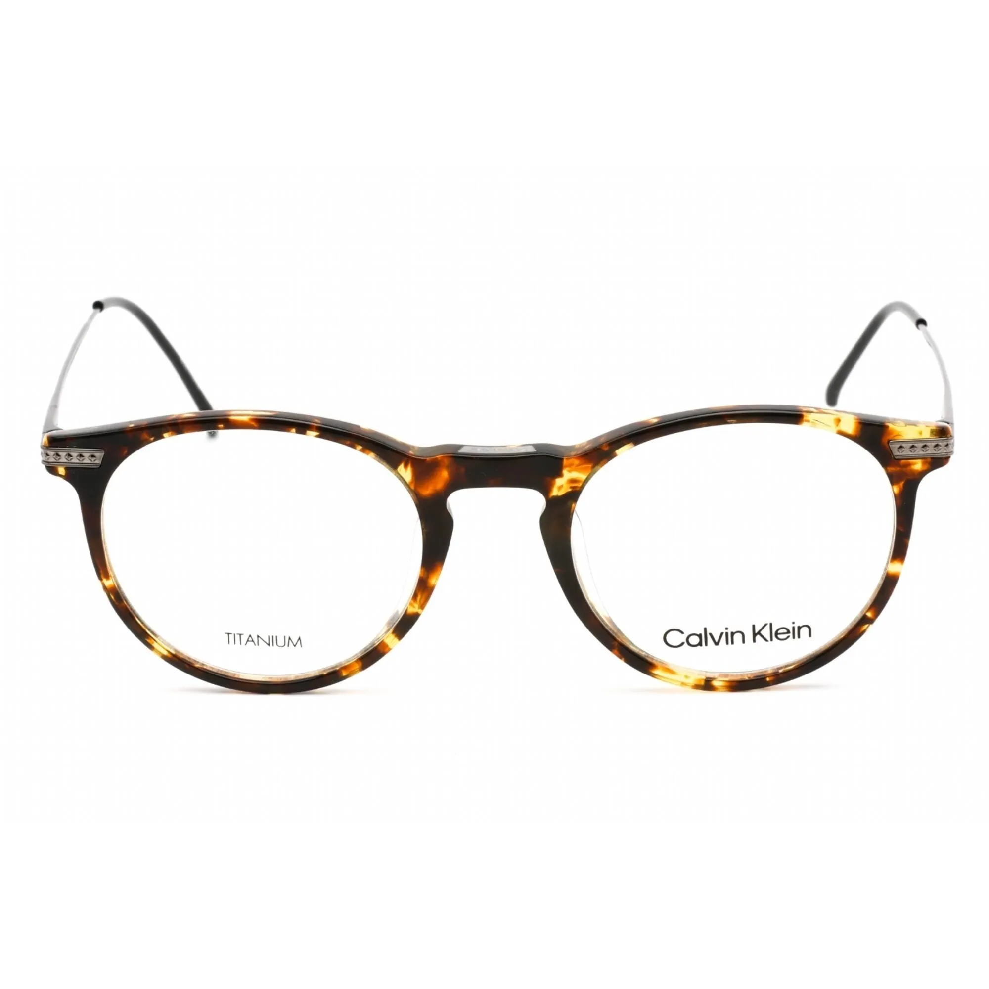 Calvin Klein Unisex Eyeglasses - Cat Eye Vintage Havana Plastic Frame | CK22527T 237