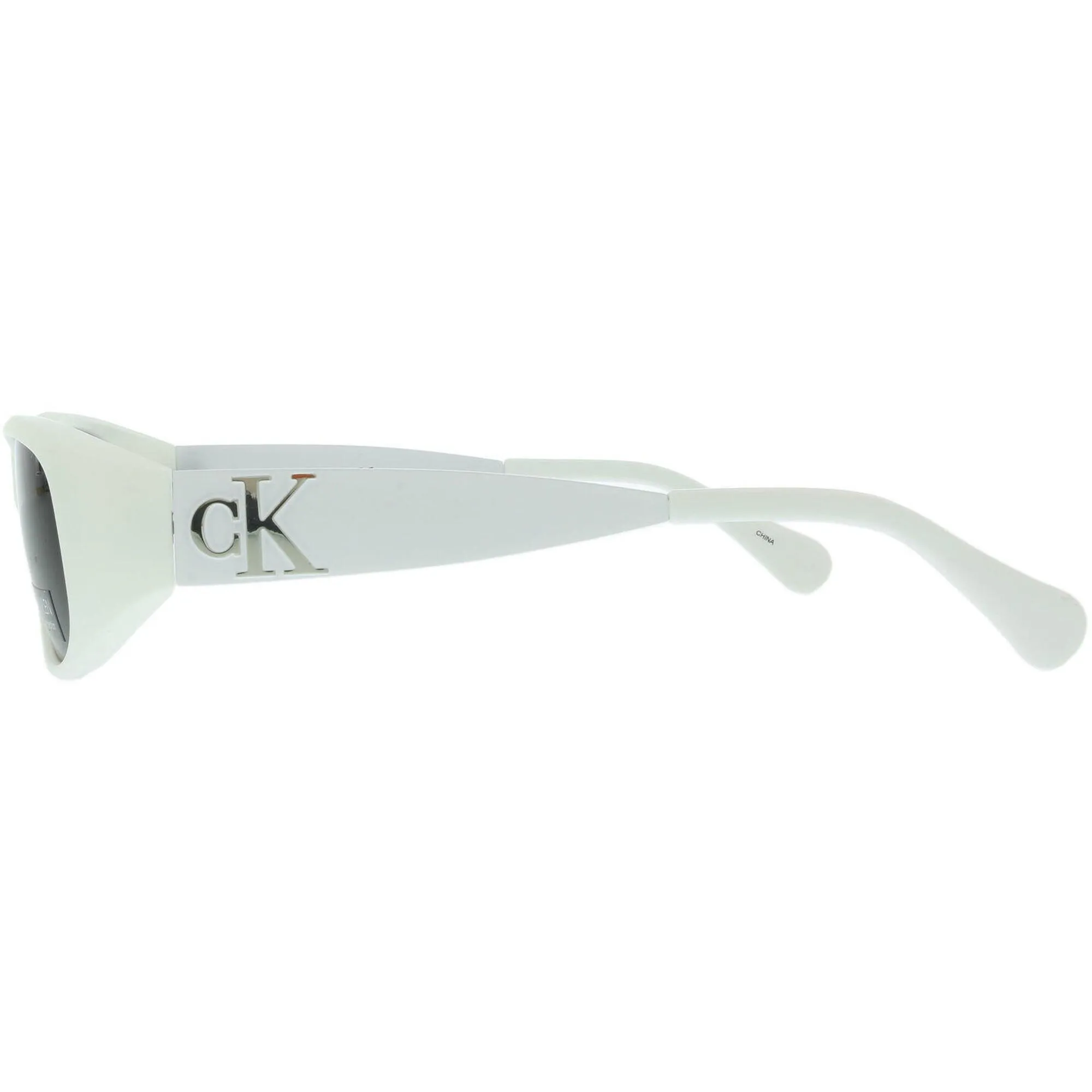 Calvin Klein Unisex Sunglasses - Chalk Rectangular Frame | CALVIN KLEIN CK21516S 104