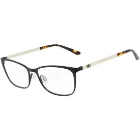 Calvin Klein Women's Eyeglasses - Black Metal rectangular Shape Frame | CK21118 001