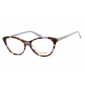 Calvin Klein Women's Eyeglasses - Cat Eye Iris Tortoise Plastic Frame | CK20506 524