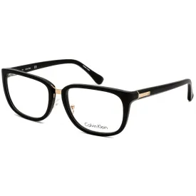 Calvin Klein Women's Eyeglasses - Matte Black Rectangular Plastic Frame | CK5846A 002
