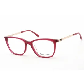 Calvin Klein Women's Eyeglasses - Milky Berry Plastic Rectangular Frame | CK21701 654