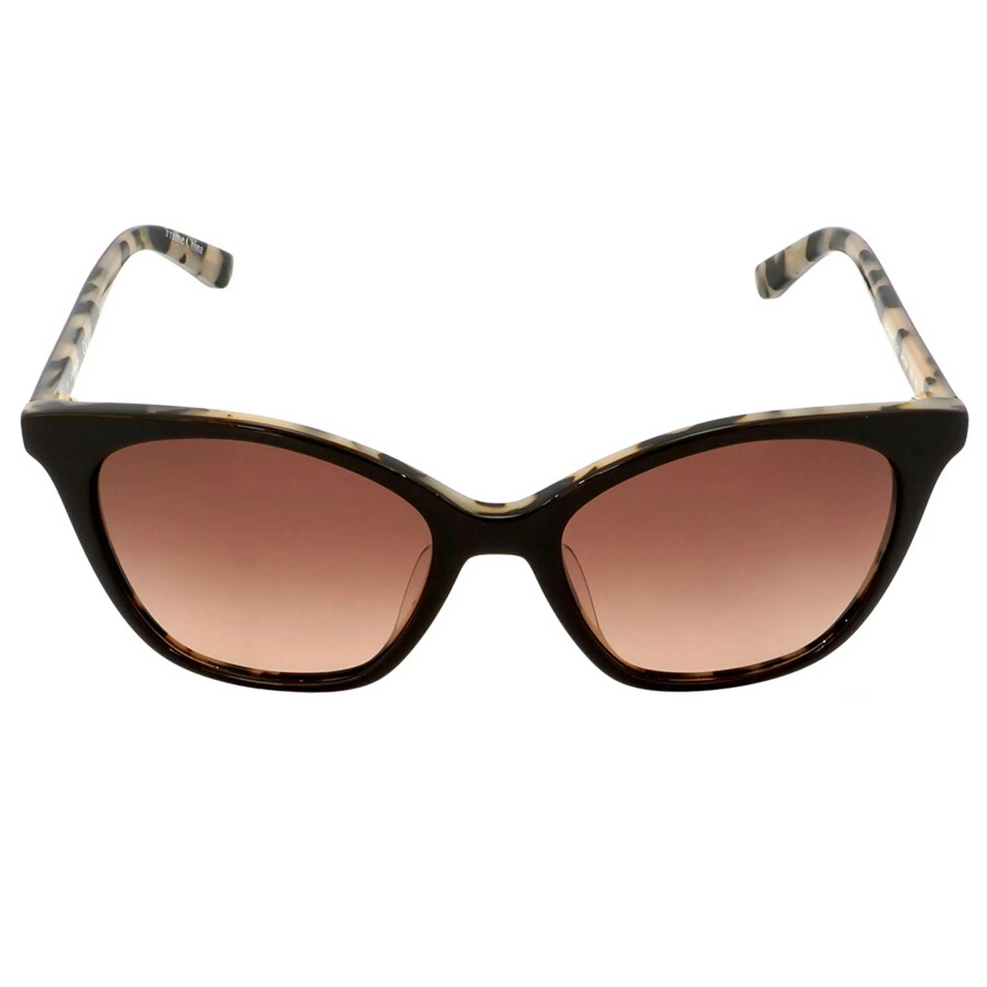 Calvin Klein Women's Sunglasses - Brown/Cream Tortoise Full Rim Cat Eye | CK19505S 212