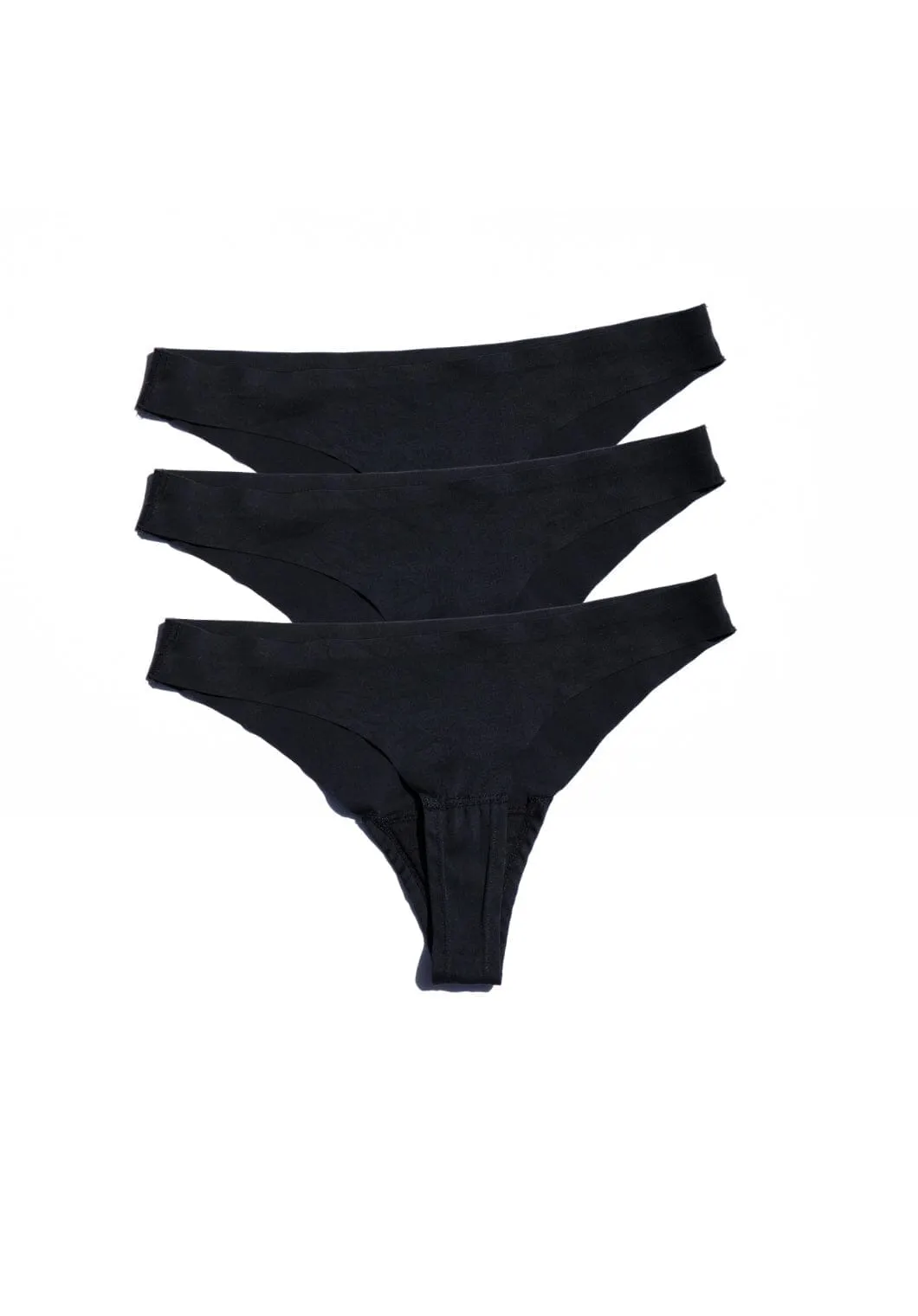 Cameltoe Coverage Thong Black