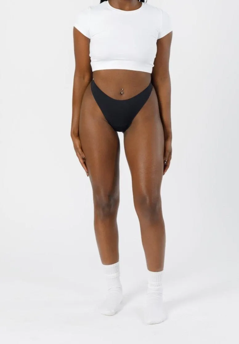 Cameltoe Coverage Thong Black