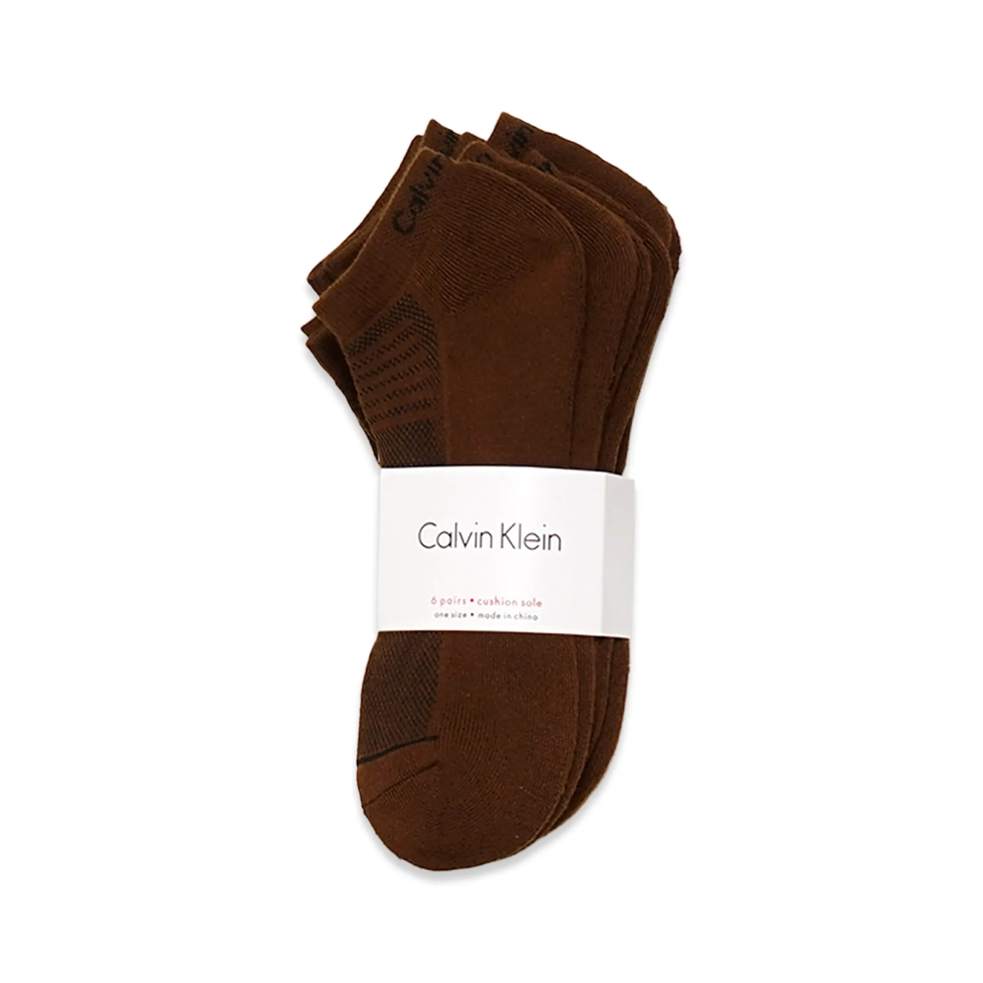 CK Cushion No Show Socks 6-Pair Pack