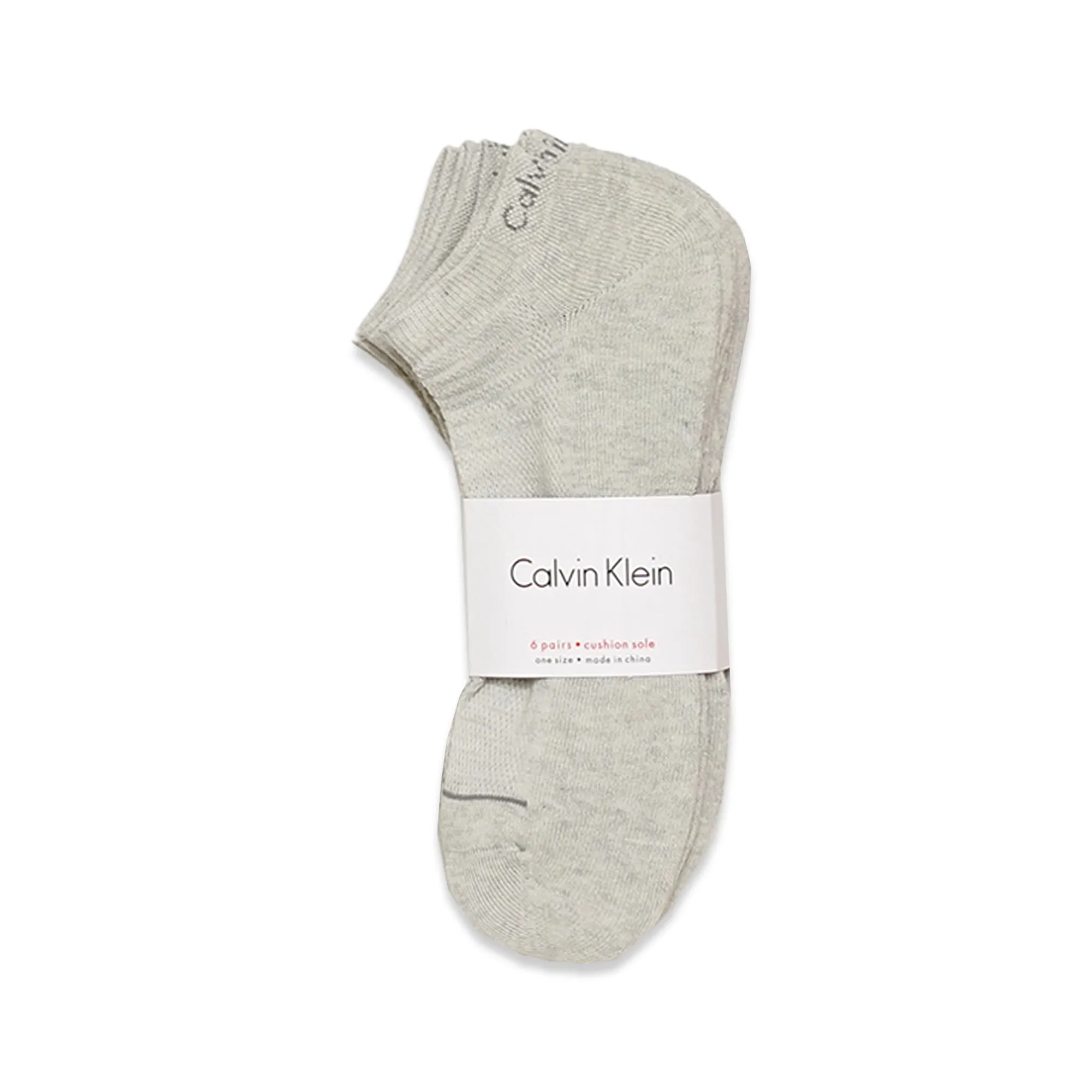 CK Cushion No Show Socks 6-Pair Pack