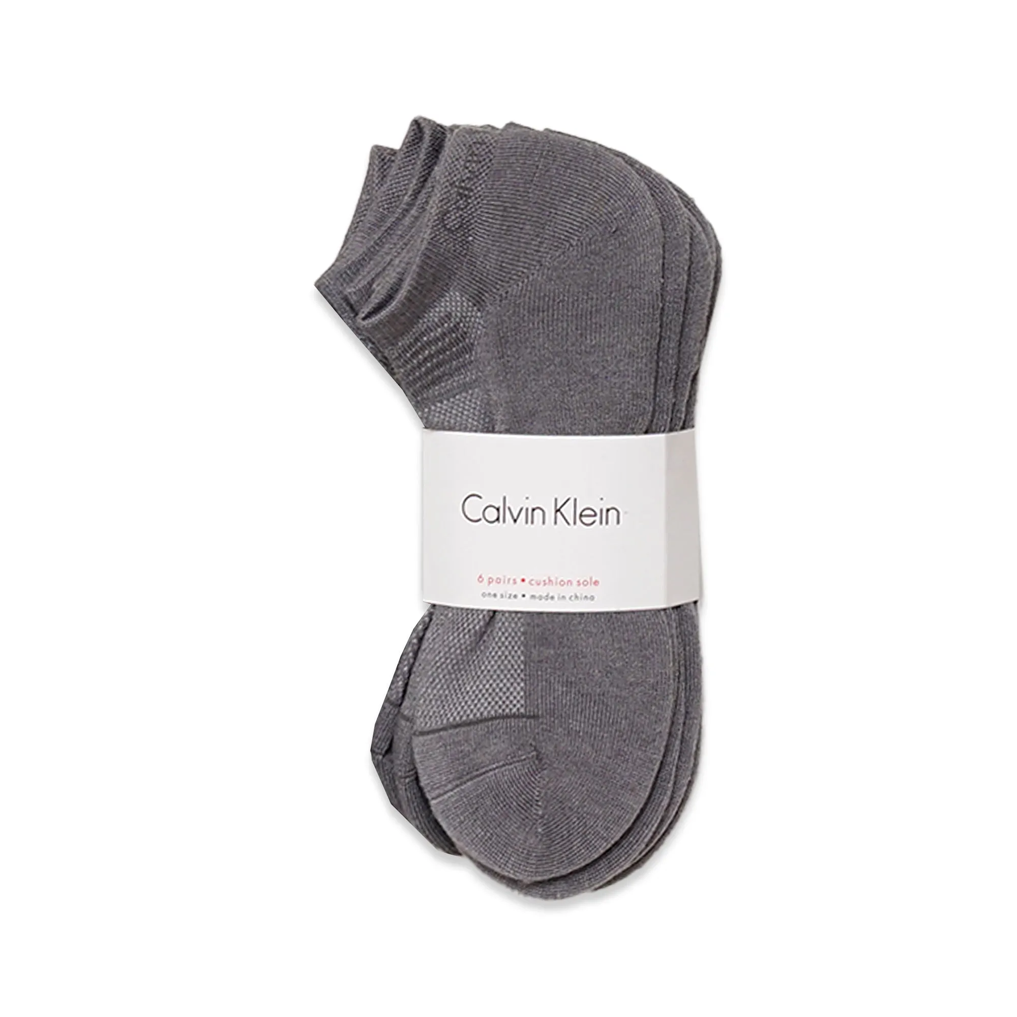 CK Cushion No Show Socks 6-Pair Pack