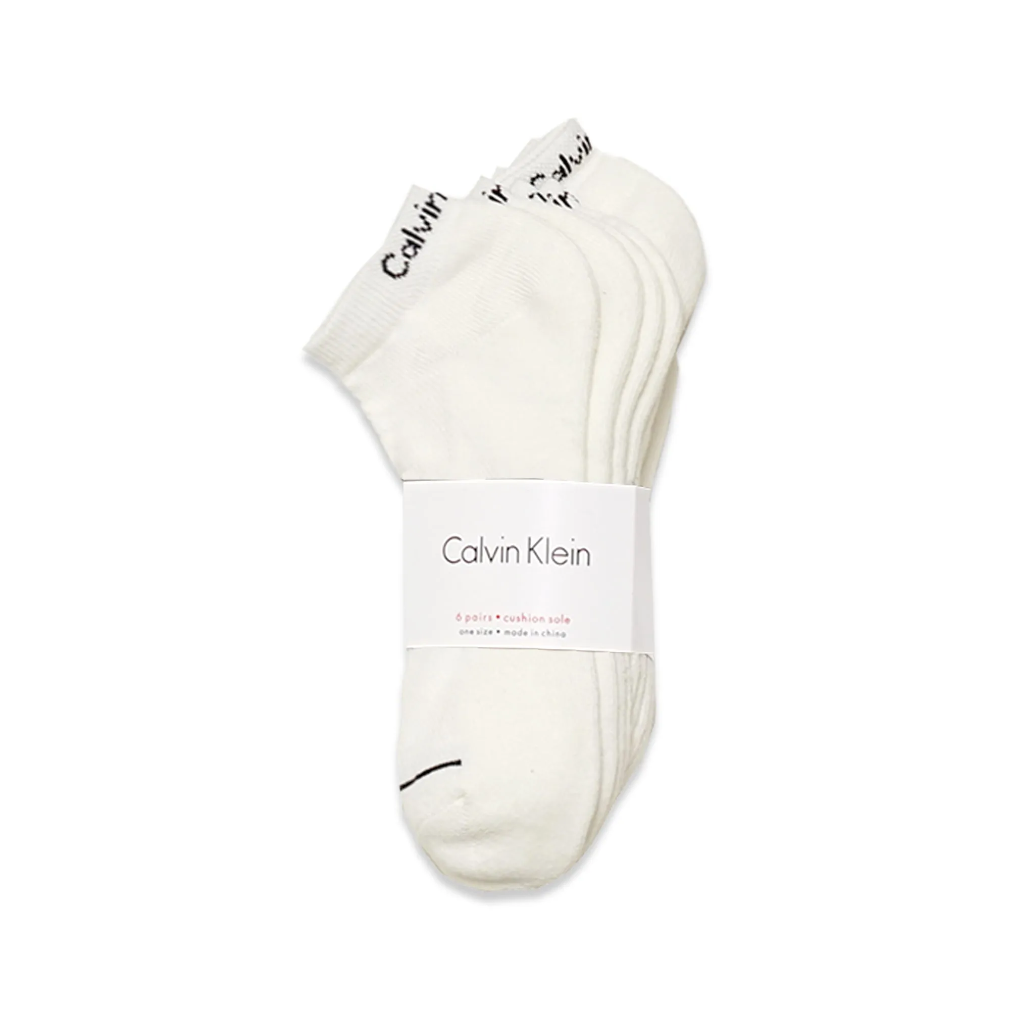 CK Cushion No Show Socks 6-Pair Pack