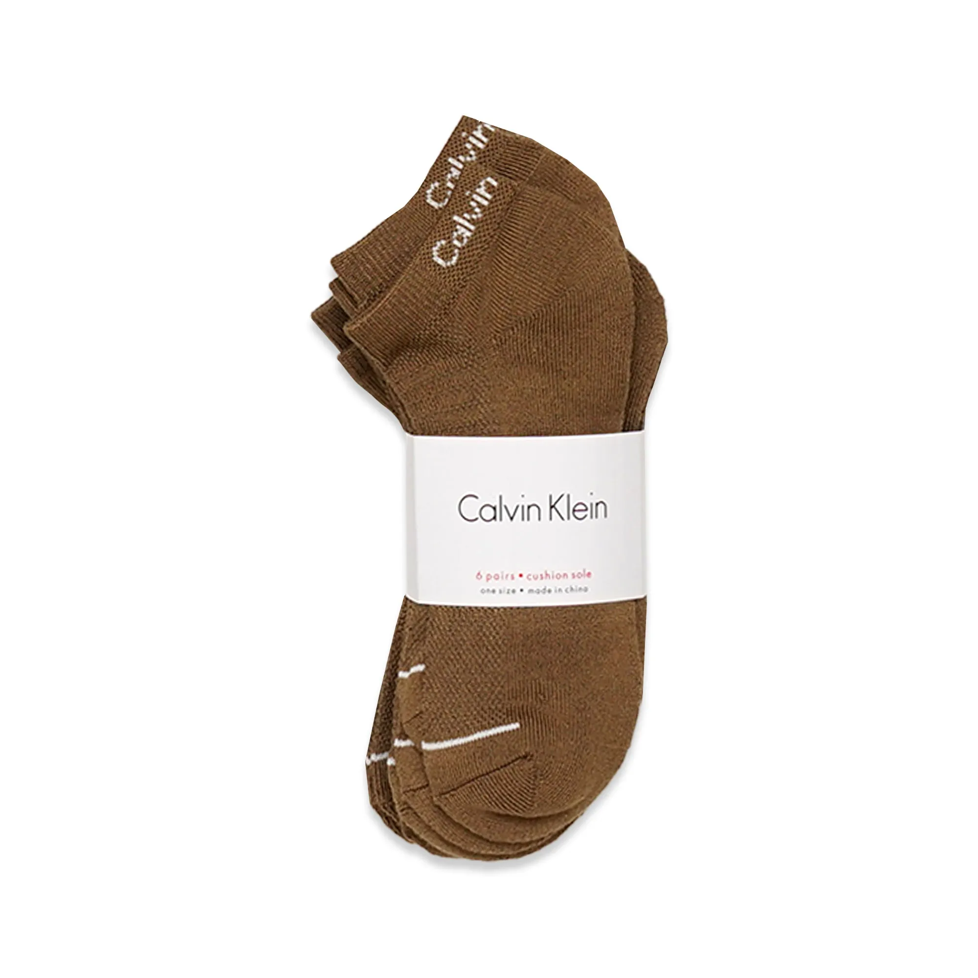 CK Cushion No Show Socks 6-Pair Pack
