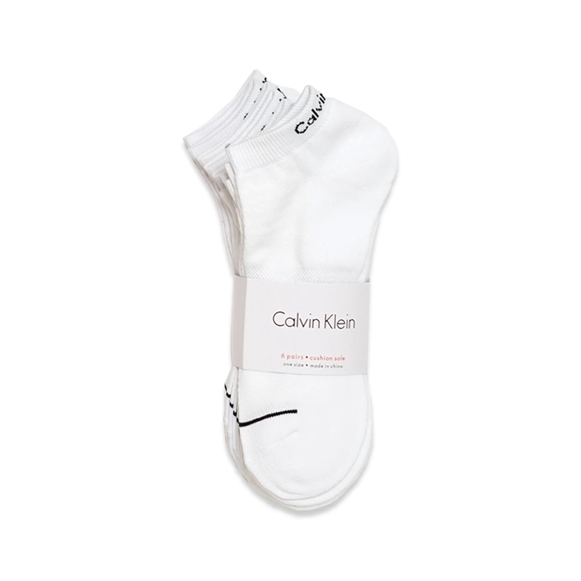 CK Cushion No Show Socks 6-Pair Pack