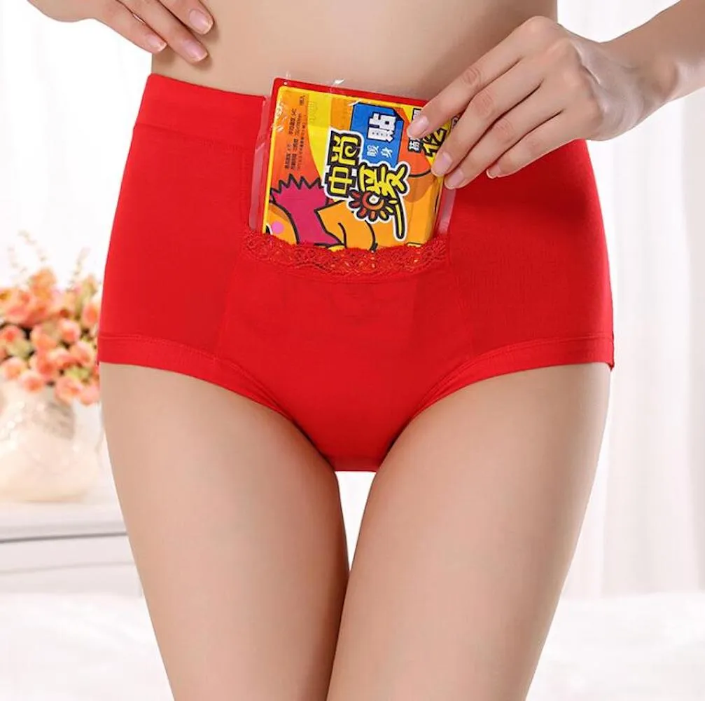 CODE RED Period Panties with Pocket- Red- 3XL