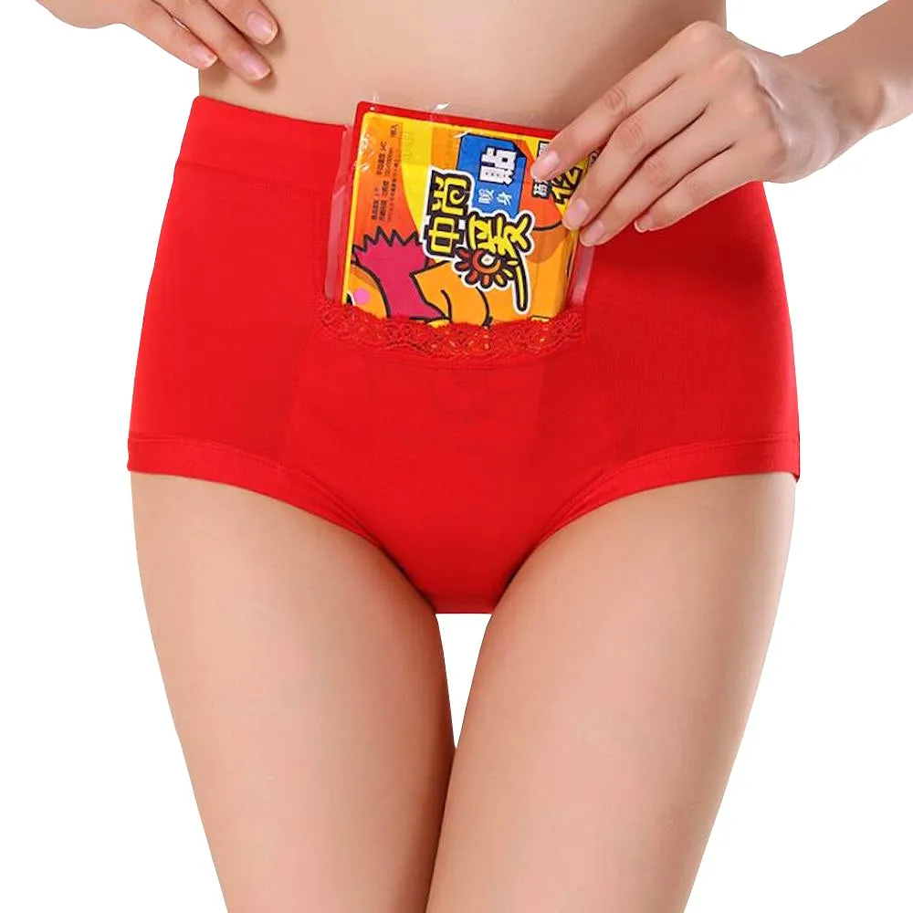 CODE RED Period Panties with Pocket- Red- 3XL