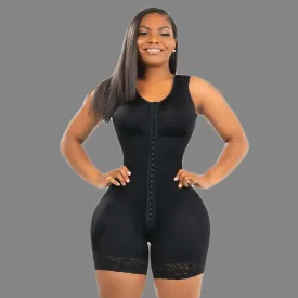 Compression Double Full Body Faja with Bra | Stage 2 Underbust Body Shapewear Bodysuit for Women