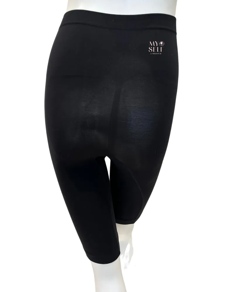 Control Body Black Waisted with Long Legs Shaper