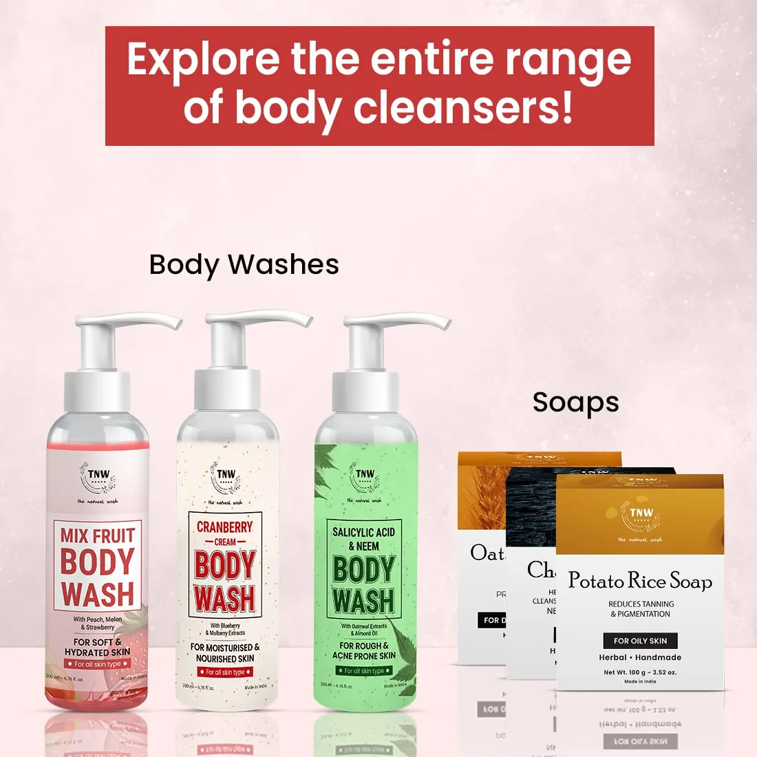 Cranberry Cream Body Wash For skin brightening & skin nourishment .