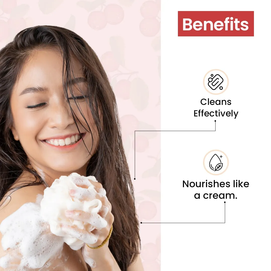Cranberry Cream Body Wash For skin brightening & skin nourishment .