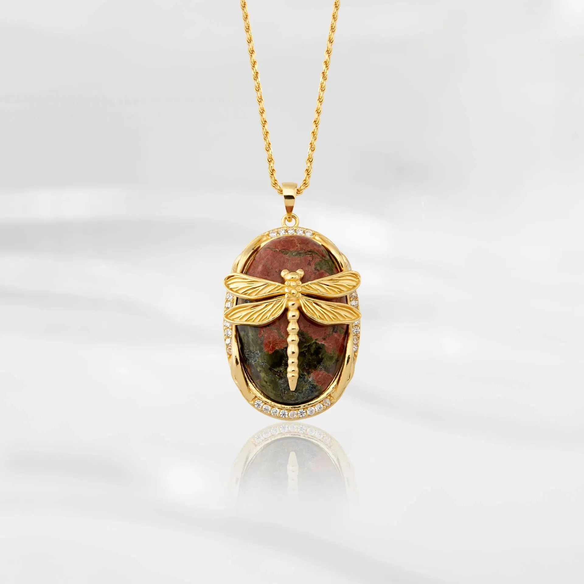 Dragonfly Necklace – A Symbol of Grace and Freedom