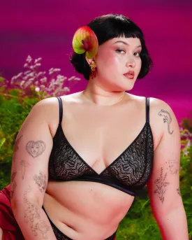 Dusk 'til Dawn Lace Triangle Bralette | Dusk 'til Dawn | Archive (Eightball)