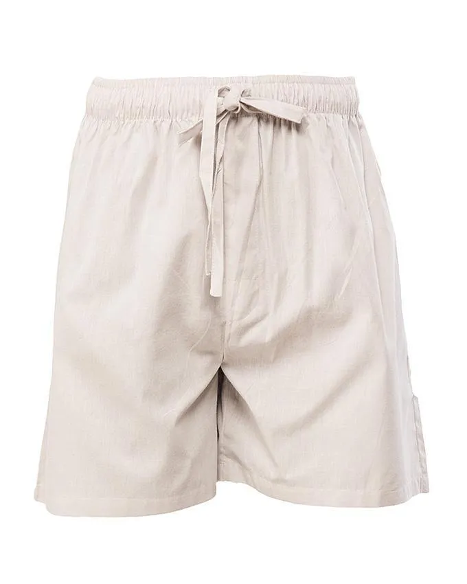 Egyptian Cotton Ash Grey color Shorts for Men's