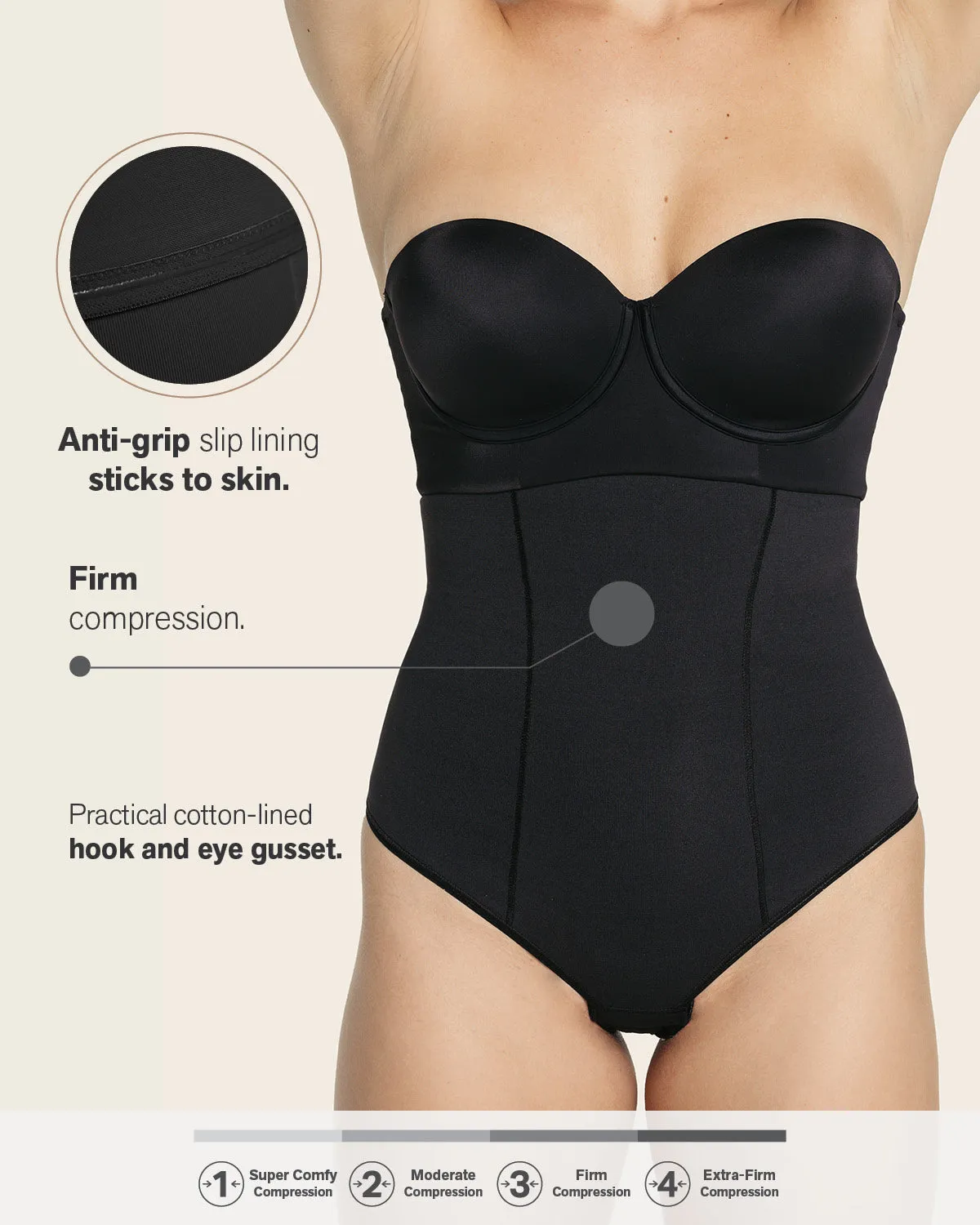 Extra High-Waisted Sculpting Thong Panty