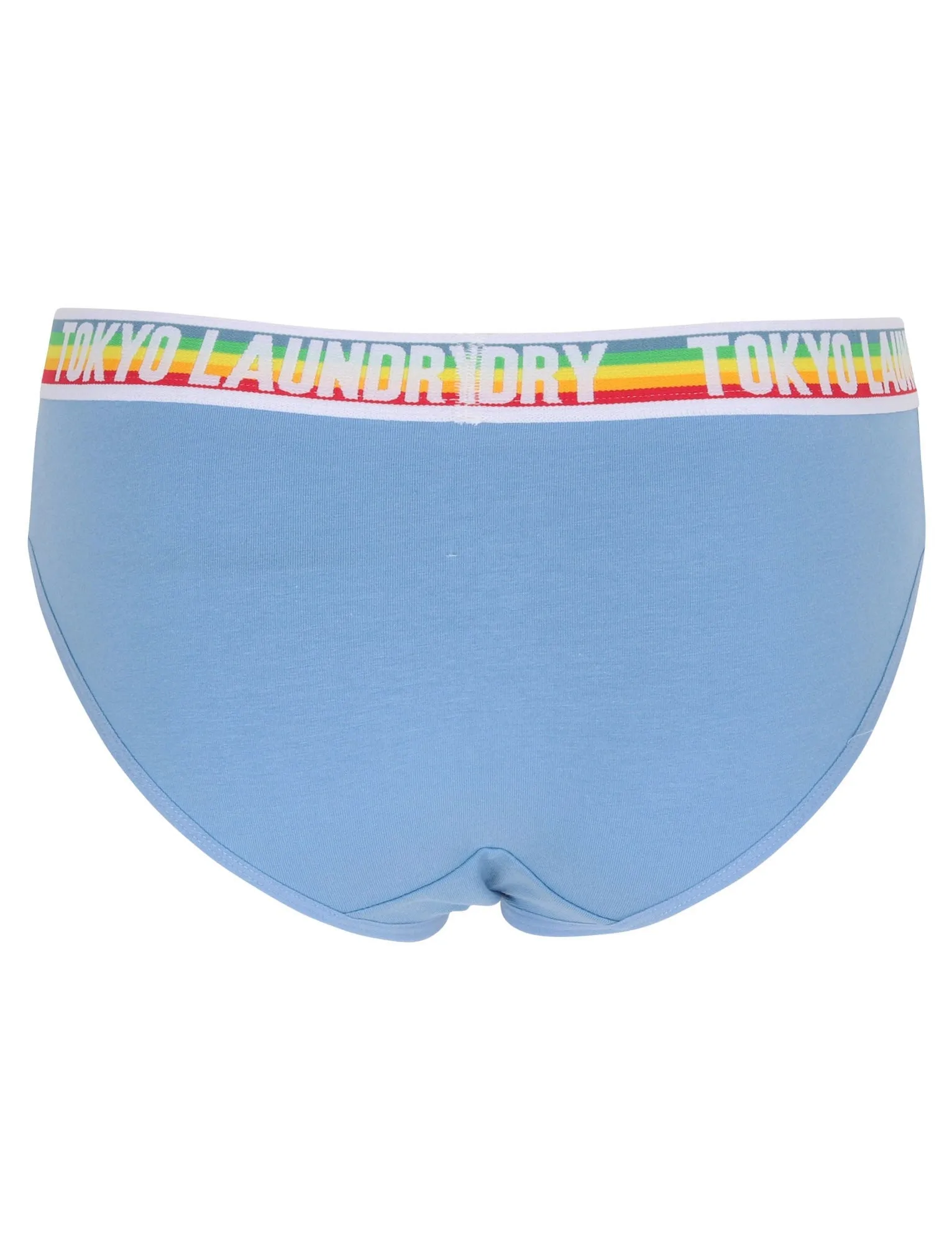 Eyelyn (3 Pack) Assorted Briefs In Silver Lake Blue / Tomato / Grey Marl - Tokyo Laundry