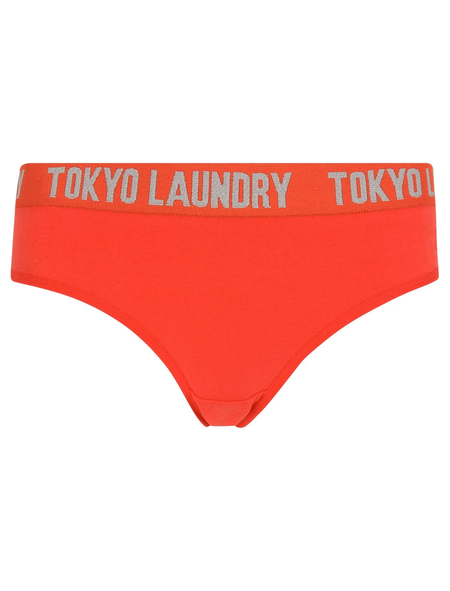 Eyelyn (3 Pack) Assorted Briefs In Silver Lake Blue / Tomato / Grey Marl - Tokyo Laundry